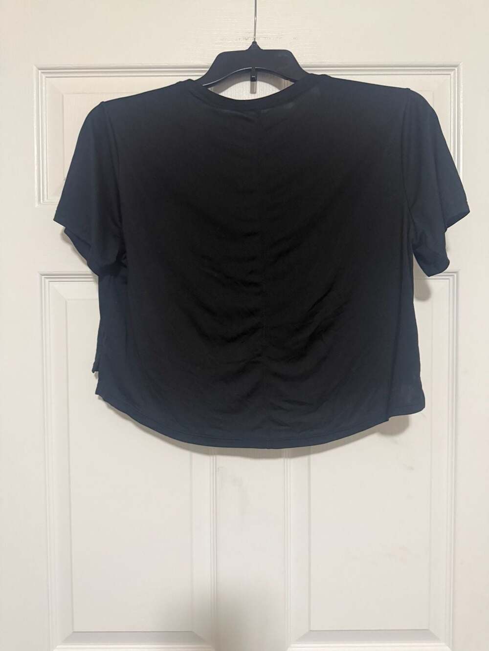 Nike Women's Dri-FIT One Standard Fit Short-Sleeve Cropped Top - Picture 5 of 5